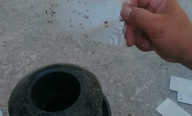Installation à Saint Jeannet de pièges pondoirs contre les moustiques, Carros, JR3D